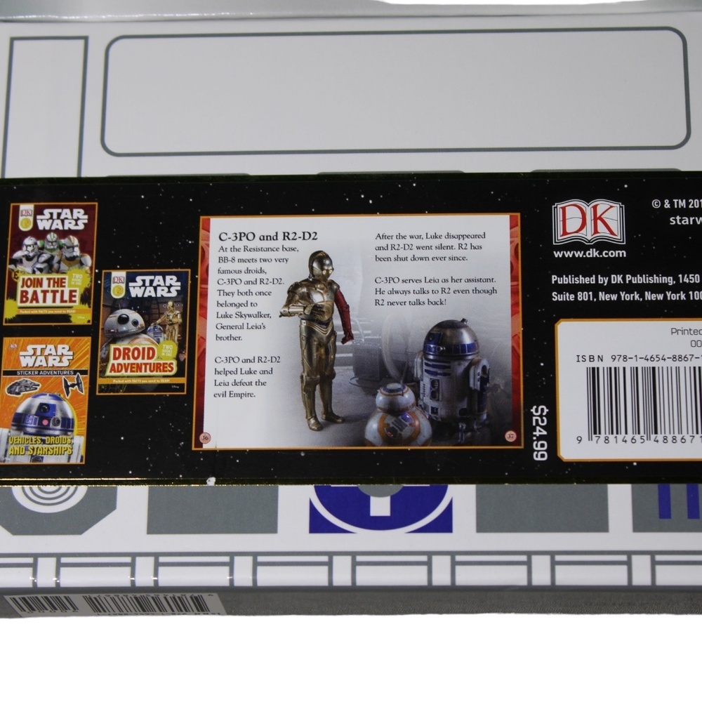 Star Wars R2D2 Learn To Read Level 2 Three Books A Poster - Picture 3 of 4